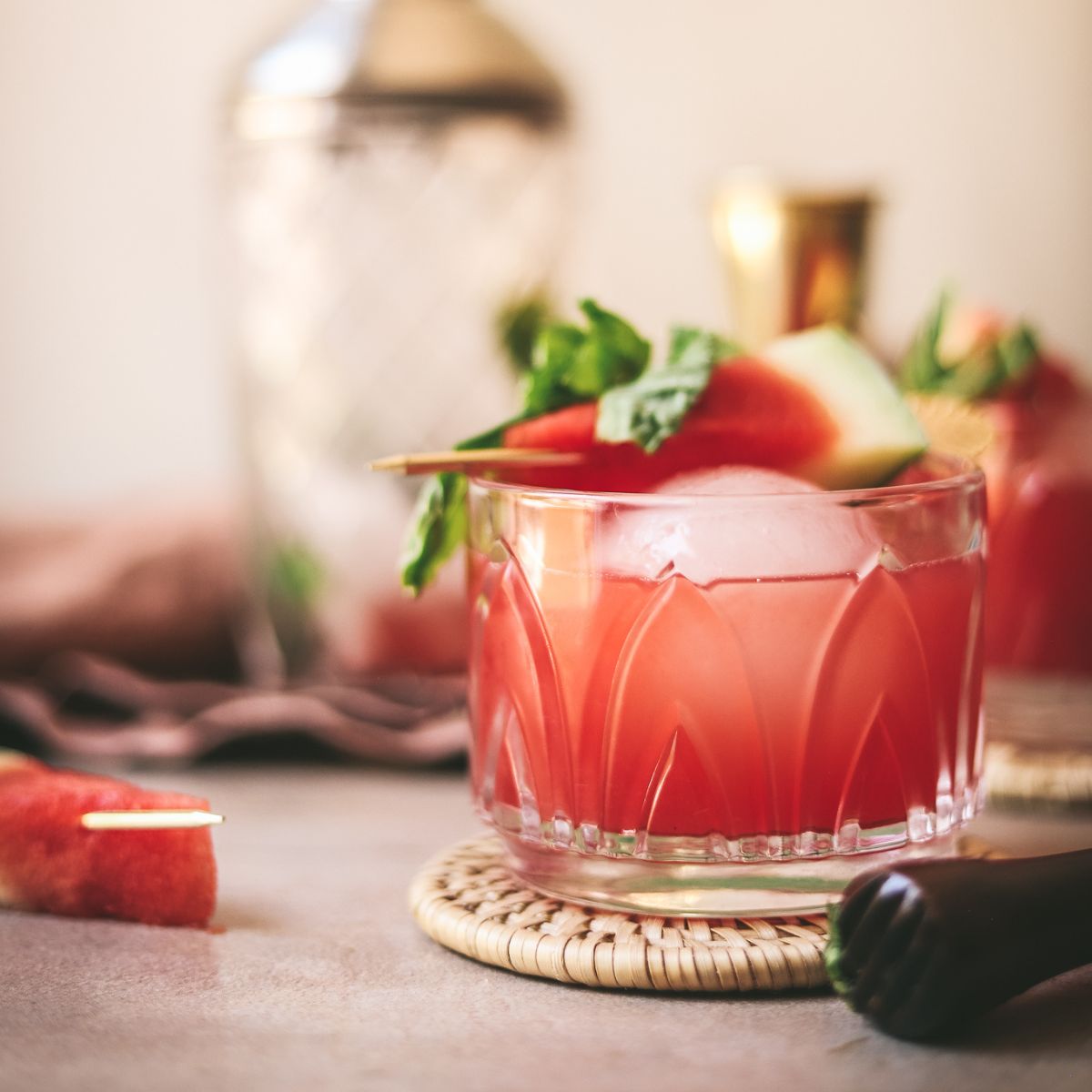 Watermelon Basil Breeze — A Mediterranean Summer Cooler
