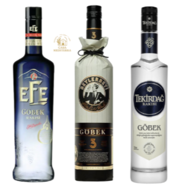 Gobek Raki Mix (Beylerbeyi, Efe, Tekirdag) – 3 x 70cl Set