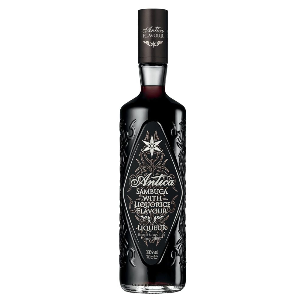 Antica Sambuca with Liquorice Flavour 70cl – Italian Anise Liqueur
