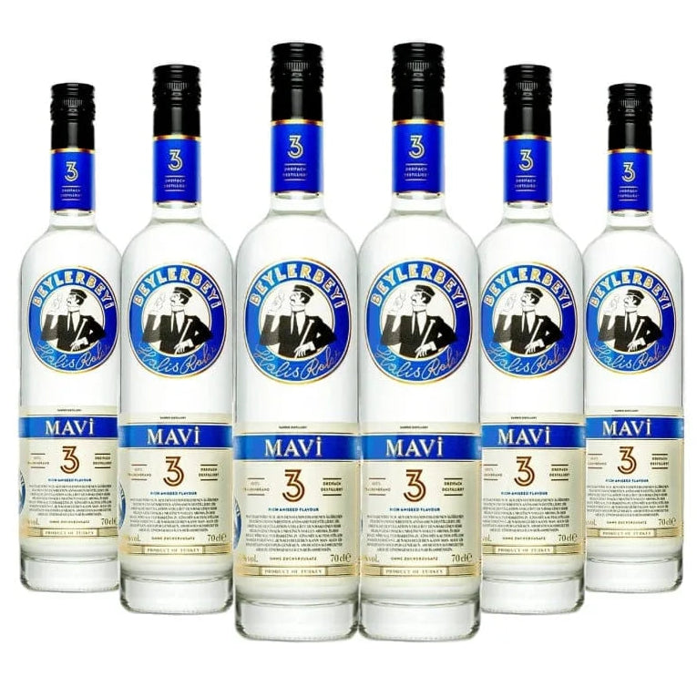 Beylerbeyi Mavi Raki 6-Bottle Set | Premium Turkish Raki – Casa Mediterra