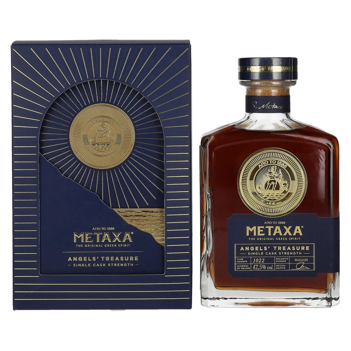 Metaxa Angels' Treasure | Limited Edition Greek Amber Spirit